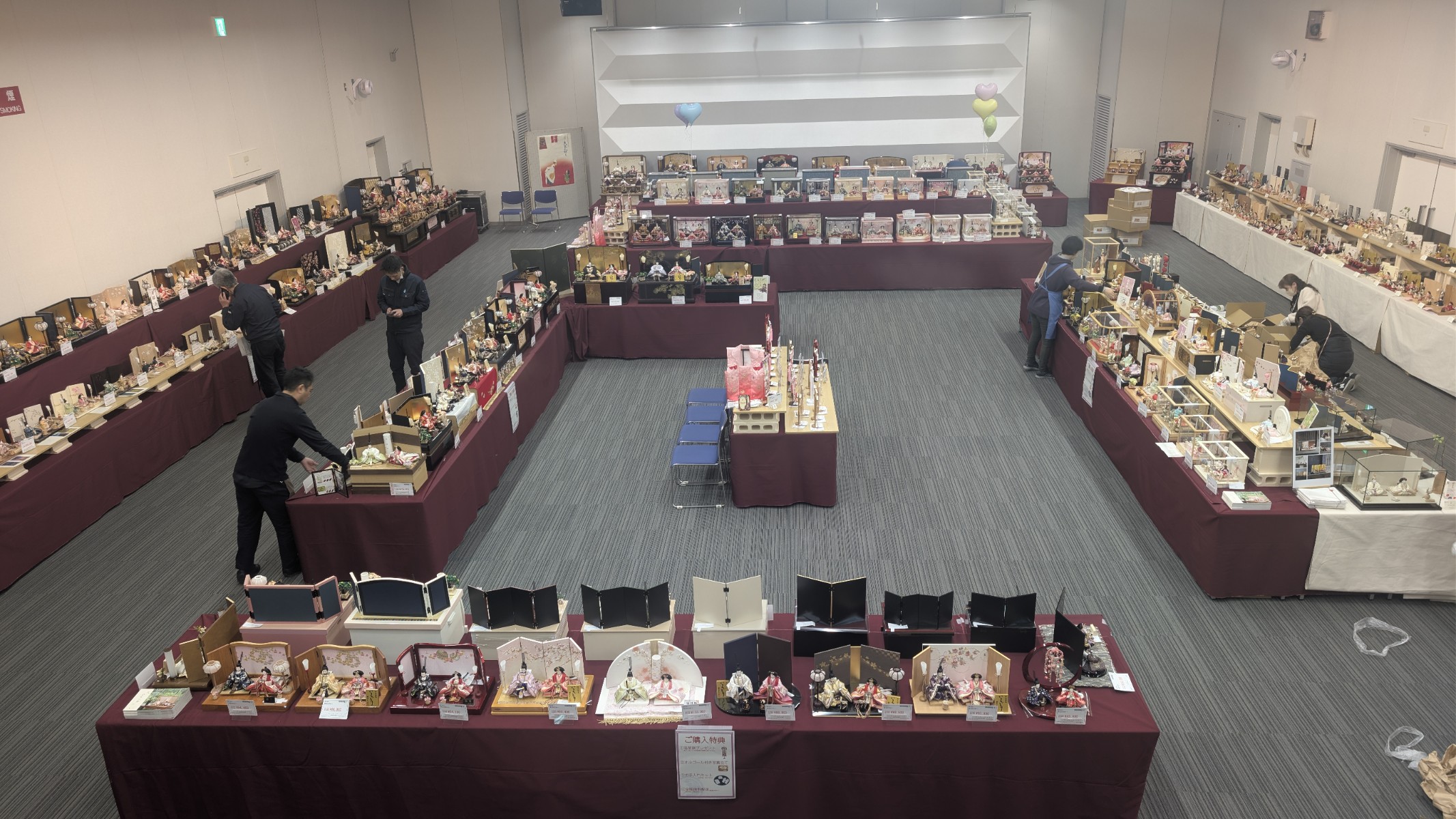 雛人形　合同展示会　宇都宮マロニエプラザ