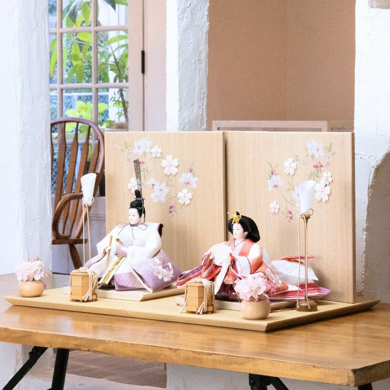 草木染 親王飾り 凜桜