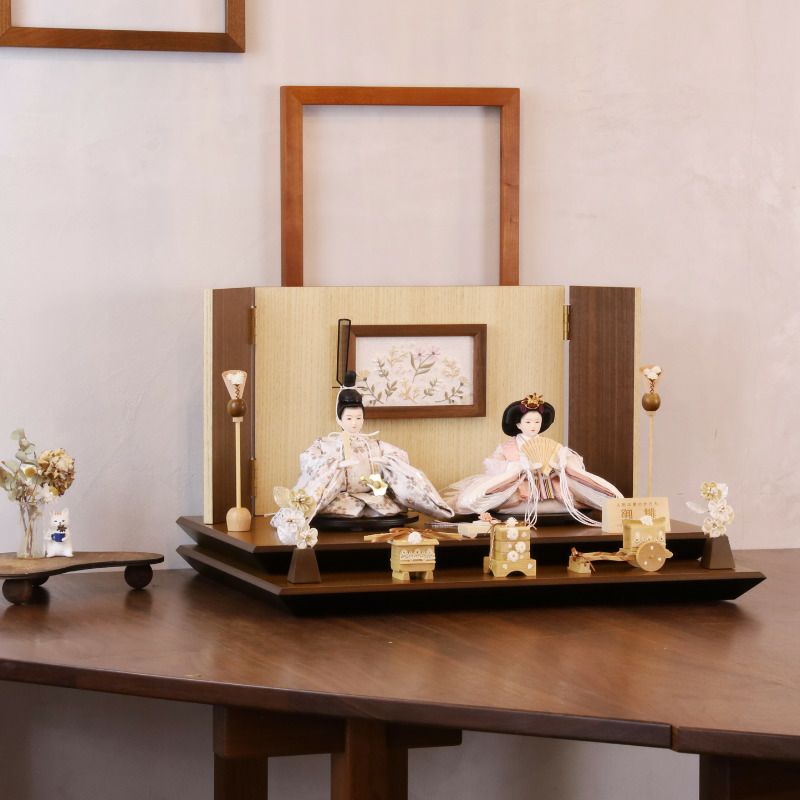 雛人形親王飾り ラテ