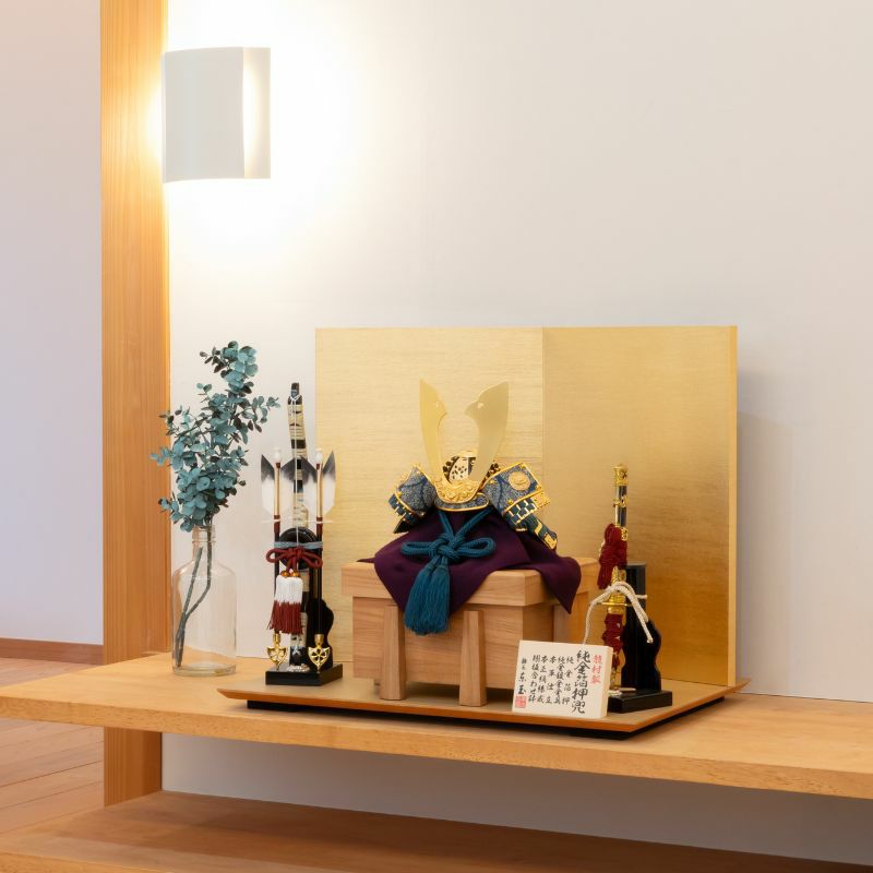 五月人形龍村裂-8号晴