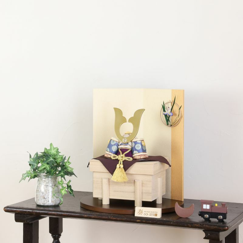 五月人形木目込兜-天音